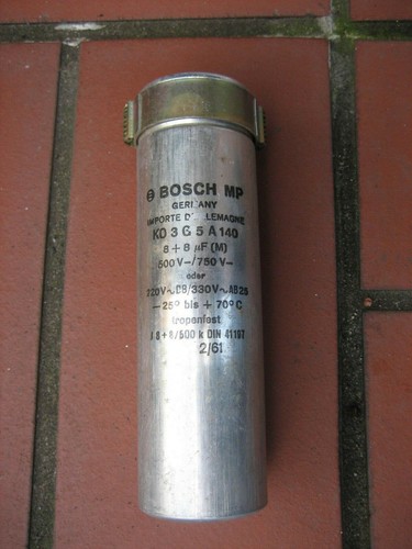 Bosch kondensator 8 - bosch, µf