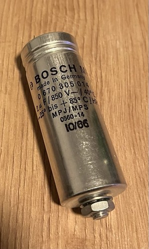 Bosch kondensator µf - bosch,